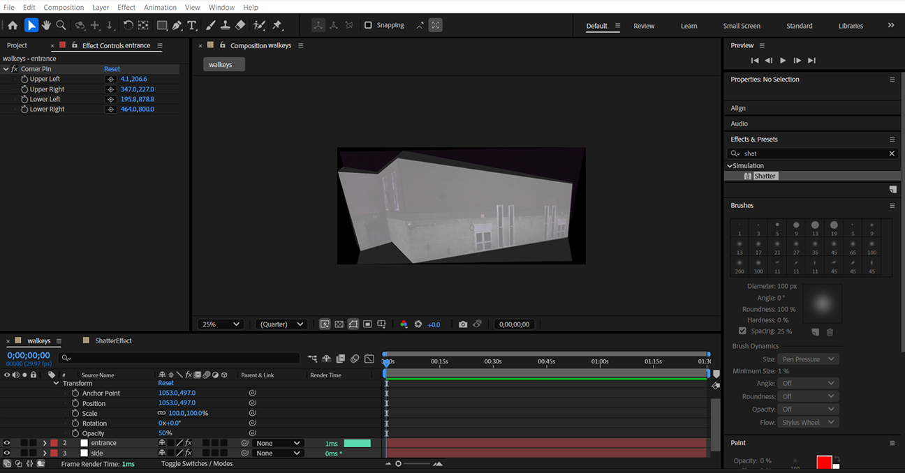 Tutorial 4: Projection Mapping: Mapping the area for projection mapping