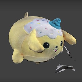 3D scanned plushie, the scan is detailed, and not much was lost
