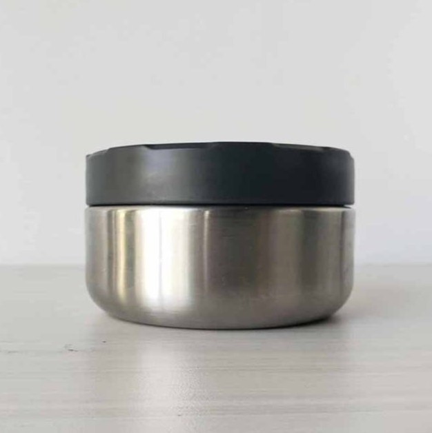 The sideview of my meal container