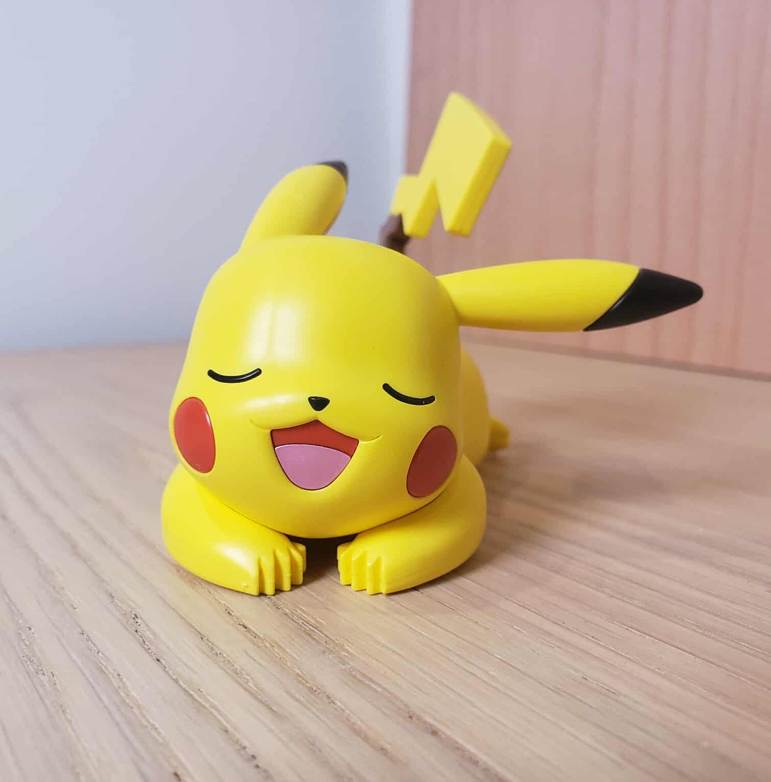 frontview of a Pikachu figurine